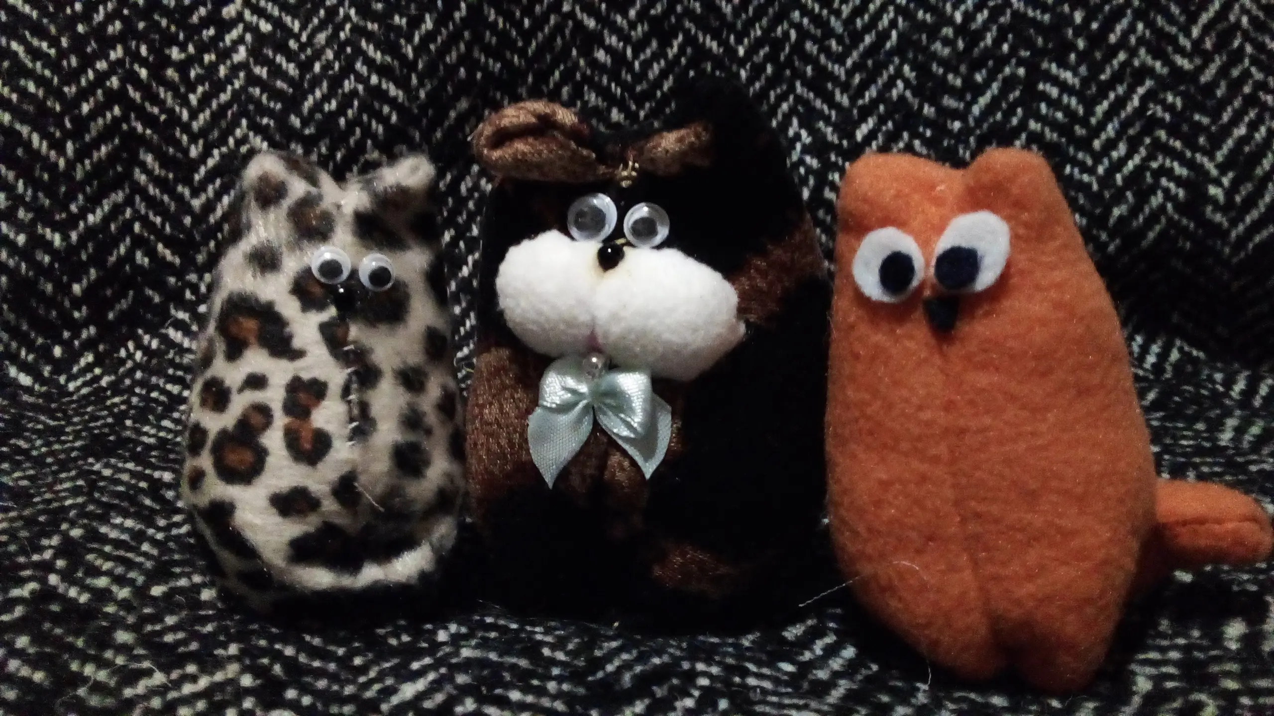 Шьём котика из квадратика